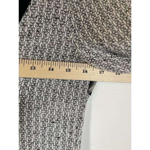 JULI’S CLOSET 3/4 Sleeve Womens Cardigan Sweater Black/Gray Leopard Print Size L - Picture 6 of 6